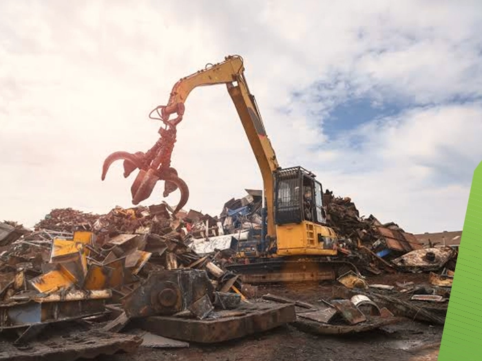 Industrial facility associated with scrap and material processing
